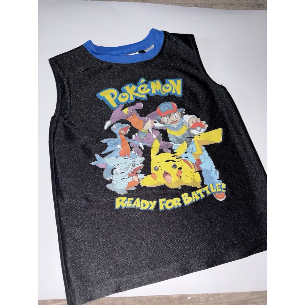 Pokemon 2009 Youth Tank Top‎ Size Small Boys 6/7 Ready For Battle